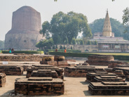 This is an important pigrimage site for Buddhism, and has a number of stupas with Buddhist relics.