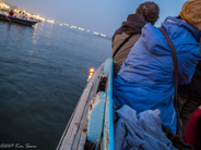 Ghats on the Ganges: And there they go, stretching out behind us.