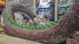 Dragon tail from Linh Phuoc Pagoda.