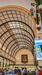 The famous and busy post office in Saigon.