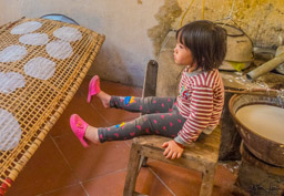 Looking at our weird rice paper attempts with disdain, I think.