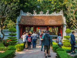 Visit to Quan Thanh Temple.