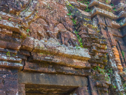 My Son world heritage site of Champa ruins.  Hindu gods.