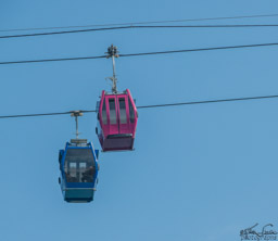 There is also a casino resort and amusement park area (Hon Tre Island) across the bay, which I think is where the cable car is headed.