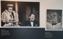 Newseum: fun with Queen Elizabeth; Satchmo