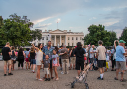 Smile! Selfies with the White House.