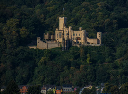 Next morning we went through the Rhine Gorge - twice.  Our ship ran too deep for the water level, so we were bused to the other end and rode back through it on a ship with a shallower draft.  We saw all of the castles twice!