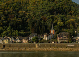 Colorful buildings in this town.  The churches are amazing.  I was surprised to see some fall color in the trees already.
