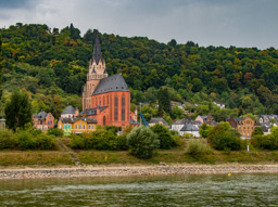 Beautiful, but looks huge compared to the size of the town.  I'd love to see the inside.