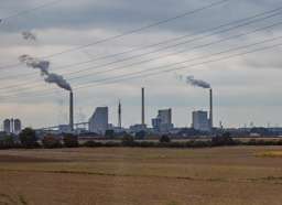 Next morning, from the other ship (Affinity) we pass a highly industrial area.