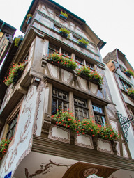 Elaborate decorations and flowers!