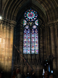 Fabulous colorful windows everywhere.