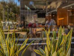 Exterior window on the sea side of our hotel.