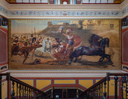 The Triumph Of Achilles, huge painting in the Achilleion Palace.