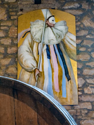 Their storage area has many beautiful barrels and interesting paintings, from whimsical to historical.