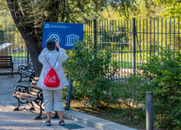 And now the UNESCO site outside - Olympia and the Games.