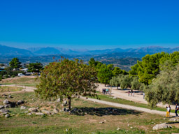 After visiting the tomb, we climbed to the 