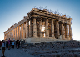 Reached the Parthenon in time to catch the morning light.